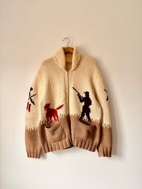 Vintage Pheasant Mary Maxim Sweater